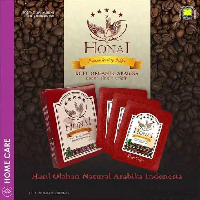 

Honai Kopi Organik Arabica Papua Single Origin Asli Nasa