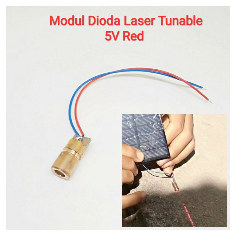 Modul DIY Dioda Laser Diode 5V DC Tunable Copper Case