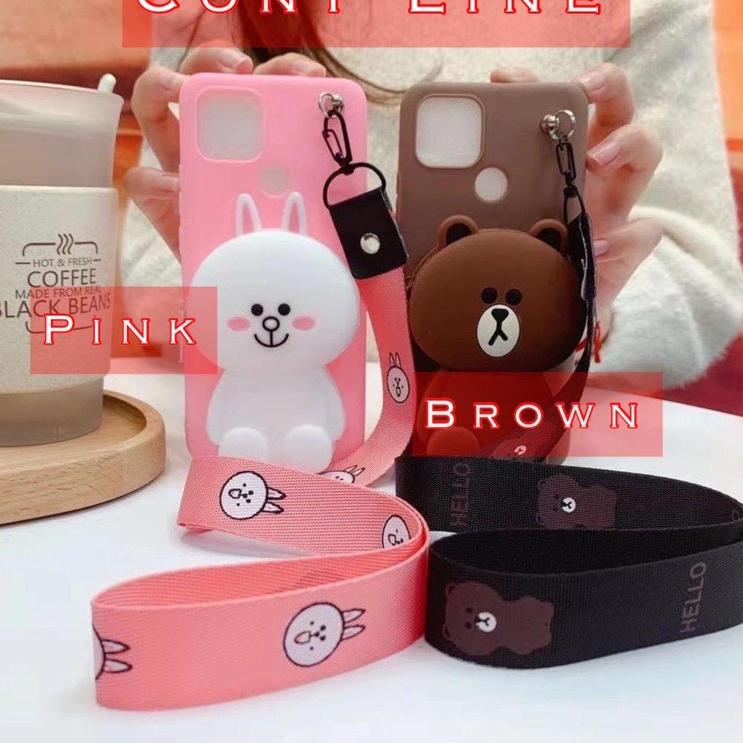 ✨Ramadhan ⚡ale Case Dompet Koin Oppo A16 A54 A15 A15S A12 A5S A7 A11K/ Soft Case Karakter Dompet Koi