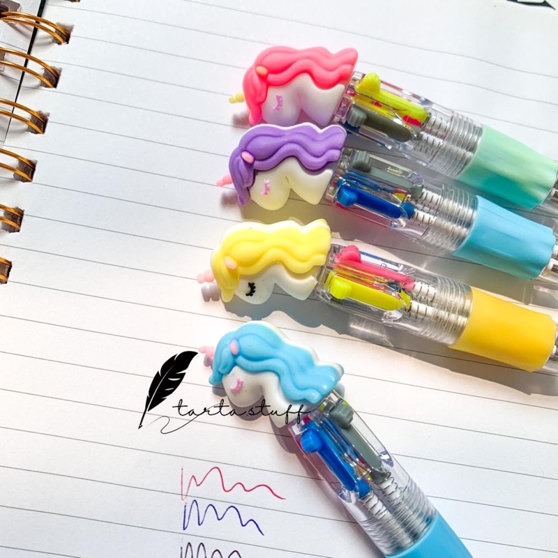 

PULPEN 4 WARNA UNICORN KUDA PONY MINI GEMAS LUCU BERKUALITAS