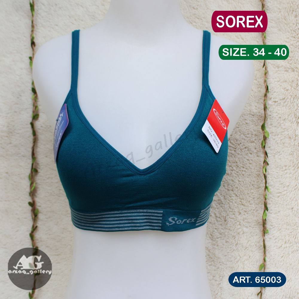 BH SOREX 65003 TANPA kawat Sport Bra sorex kancing dua casual comfort | Pakaian Wanita |Pakaian Dalam |Bra | Bh