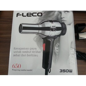Fleco Hair Dryer / Pengering Rambut Salon 650 hasil sehat berkilau