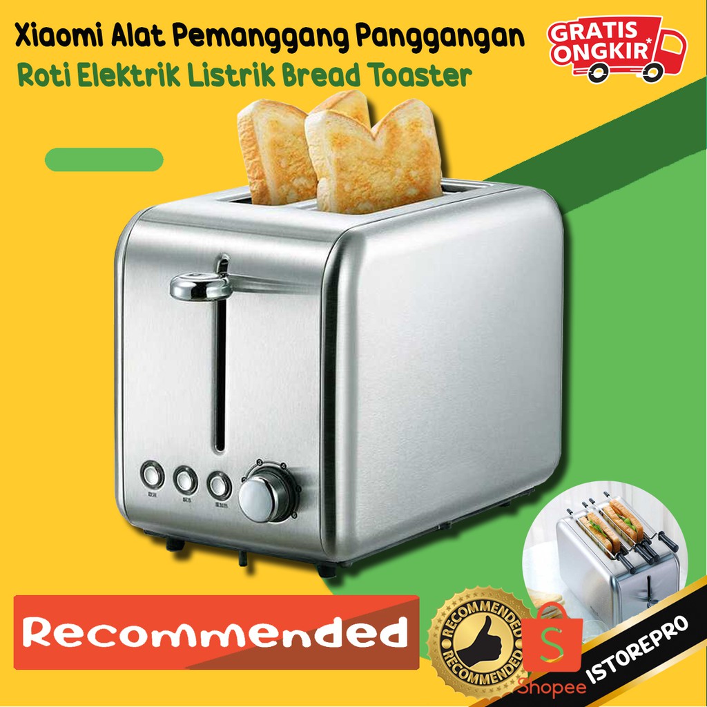 Xiaomi Alat Pemanggang Panggangan Roti Elektrik Listrik Bread Toaster