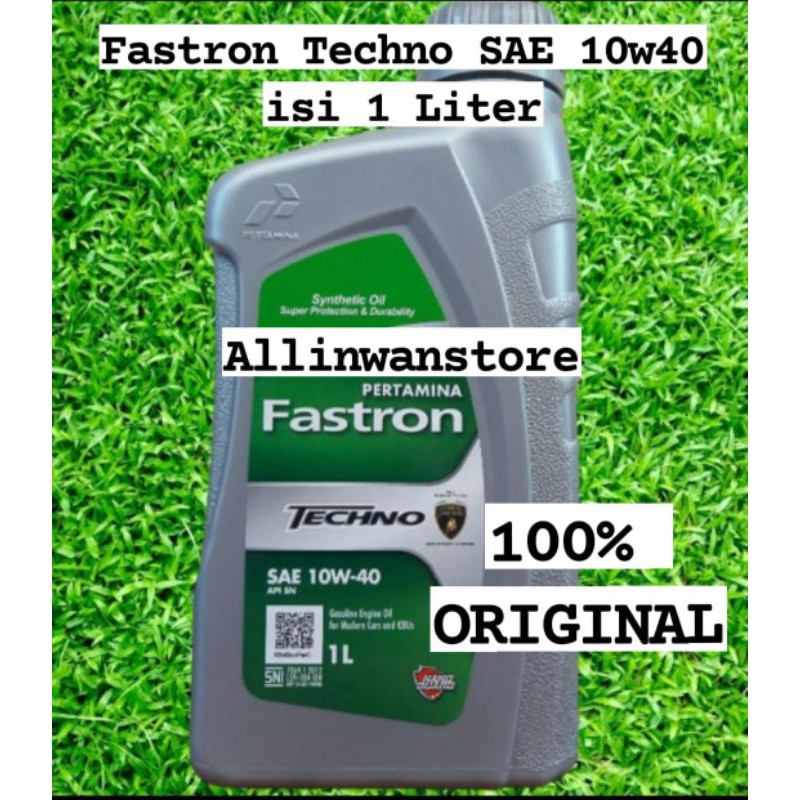 Fastron Techno SAE 10W-40 API SN Isi 1 liter 10w40 1L 100% ASLI ORIGINAL READY STOCK