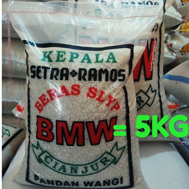 

BERAS CIANJUR CAP BMW ASLI 5KG 10KG 20KG SUPER MURAHH
