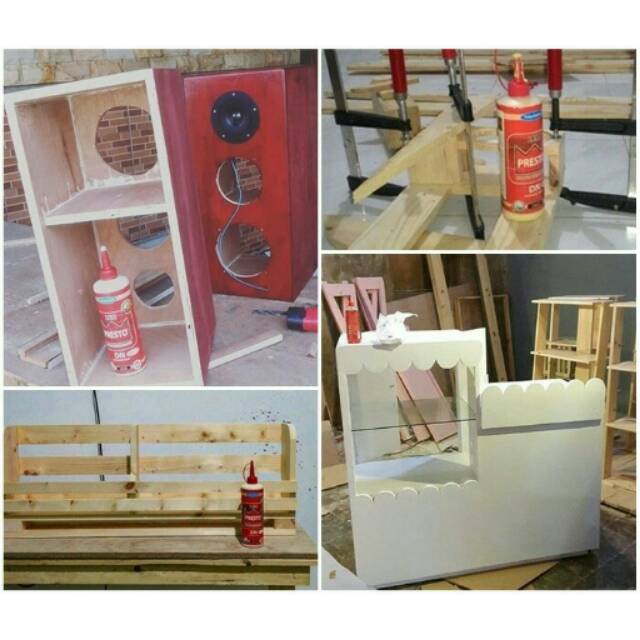 

Lem Kayu Presto DN Craft Gitar Interior Hpl/ Lem Cepat Kering Kuat Ekonomis