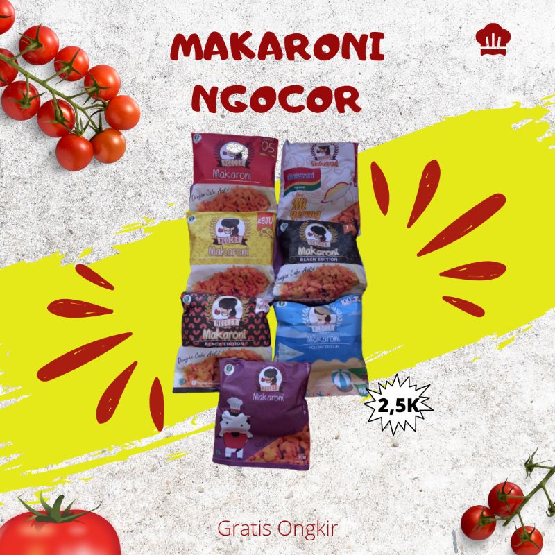 

[MURAH ECER/GROSIR] Makaroni Ngocor Pedas gurih Jogja gratis ongkir