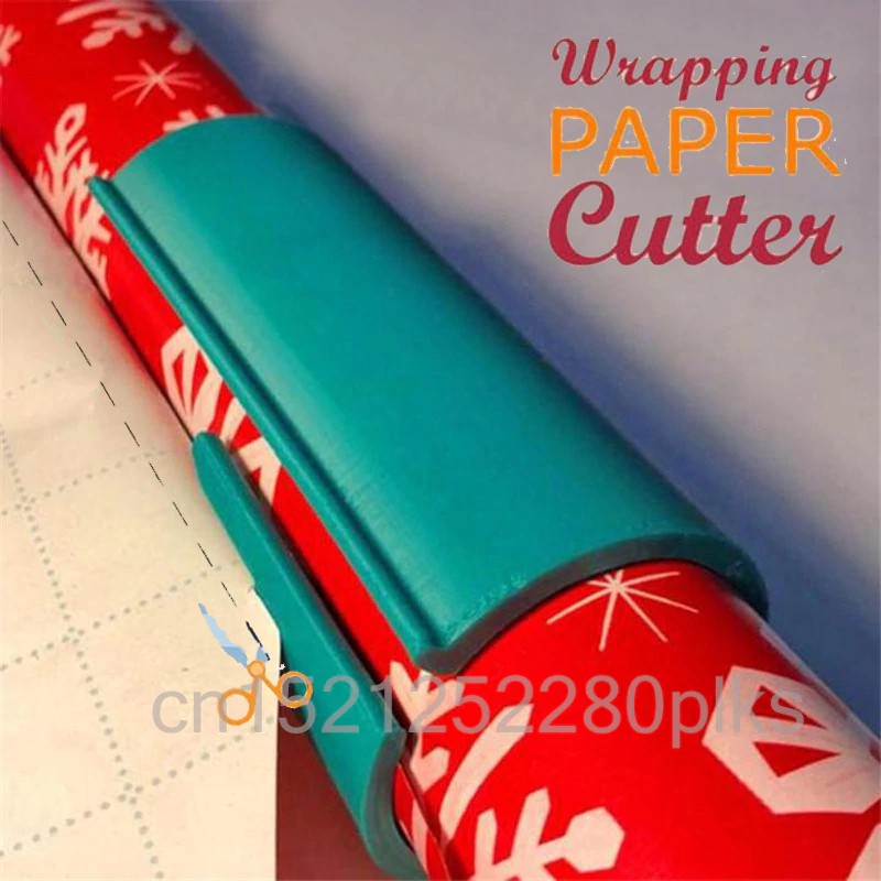 

BEBAS ONGKIR Sliding Wrapping Paper Cutter Wrapping Paper Roll Cutter Perfect Cuts the Line Every