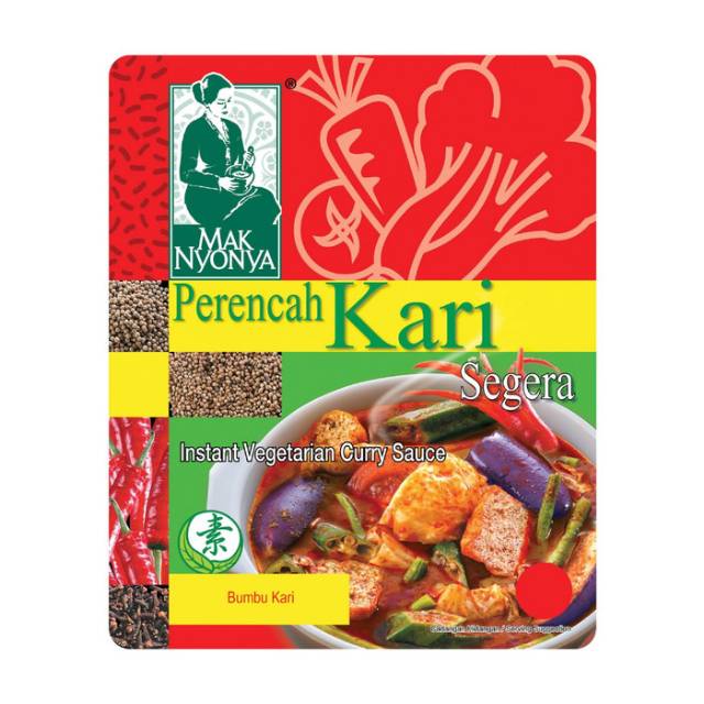 

MAK NYONYA INSTANT VEGETARIAN CURRY SAUCE 100GR