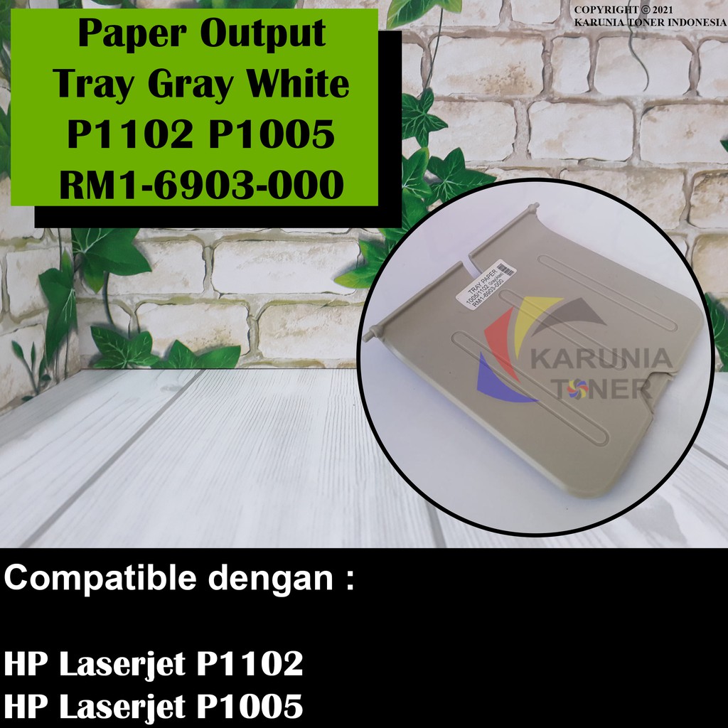 Paper Output Tray Gray White HP Laserjet P1005 P1102 RM1-6903-000