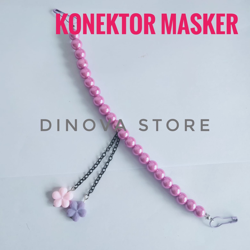 KONEKTOR mutiara 8m JUNTAI/pengait masker/sambungan masker/strap masker