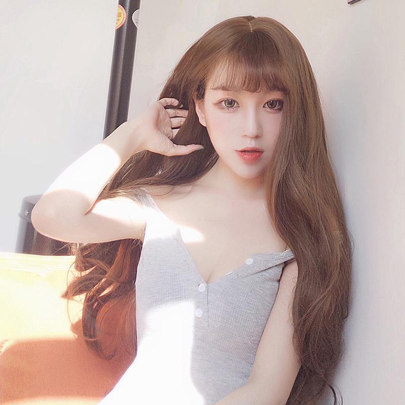 FM Wig Rambut Palsu Wanita Model Panjang Keriting FM Wig Rambut Palsu Wanita Model Panjang Keriting