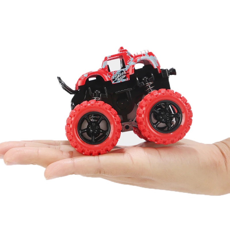 g8c jimitu mainan anak pullback stunt car children toy - hw2705 - blue Or-i