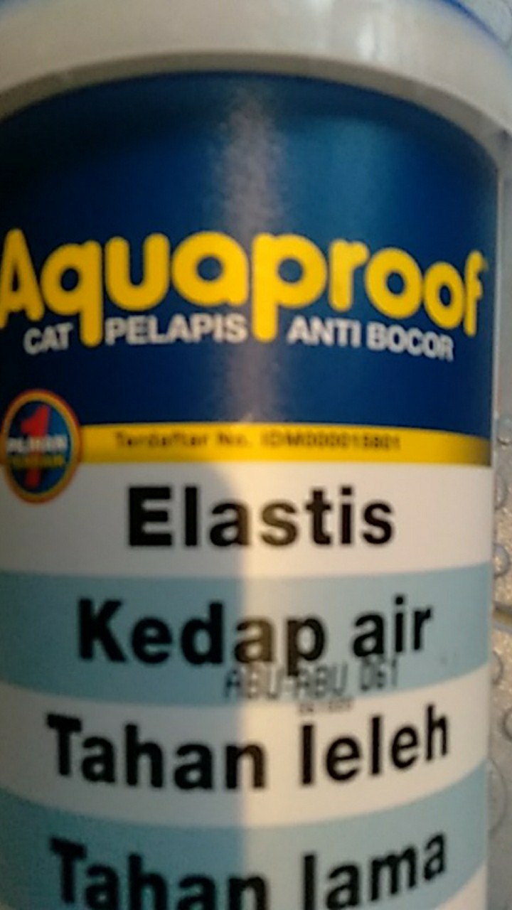 Cat Anti Bocor Waterproofing Waterproof Aquaproof 1kg 1 Kg Abu-abu