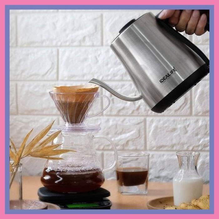 Teko ketel leher angsa listrik / teko kopi teh idealife IL112