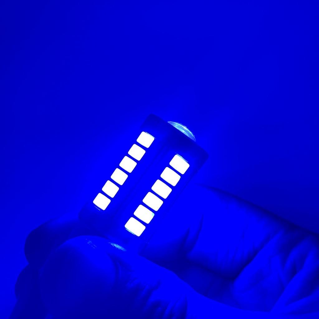 Lampu LED Bayonet Brake / Rem / Stop 1157 12VOLT W5W 5630 33 MATA Lensa Mobil Motor STR0B0 KEDIP
