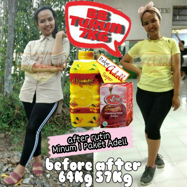 DLEMONIE PAKET HEMAT PAKET ADEL D'LEMONIE ORIGINAL ( 15 KAPSUL APEL SUPER DAN 1 BOTOL LEMON)