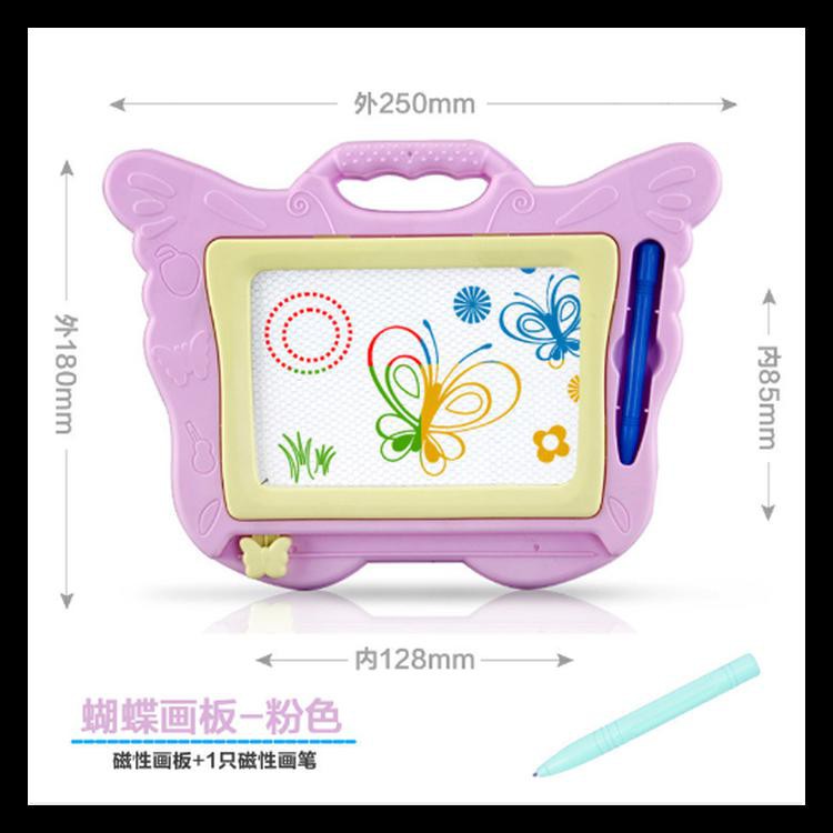 

Papan Tulis Magnet Bisa Tulis Gambar Dihapus Magnetic Learning Case - Merah Muda, Butterfly Bermutu