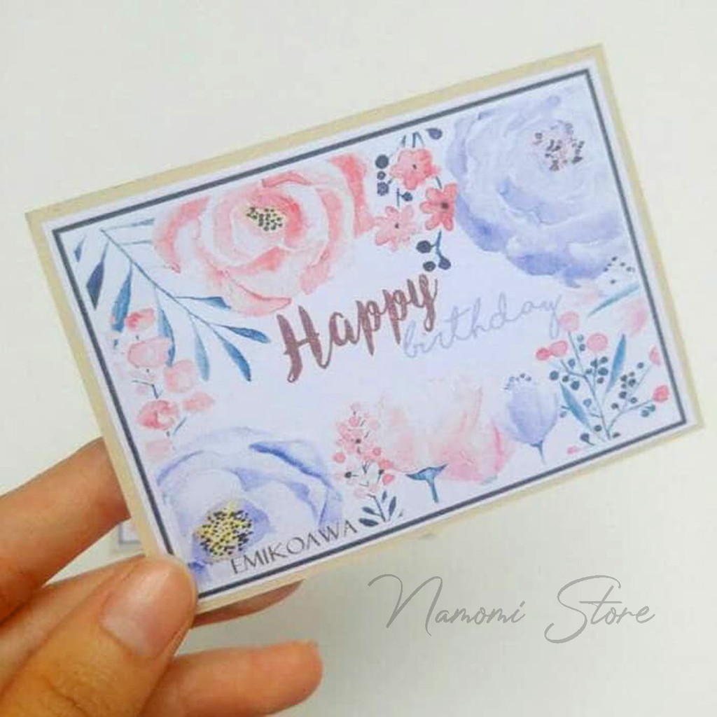 

Kartu Ucapan CUSTOM - Gift Card/Souvenir Ulang Tahun/Souvenir/Kado Ultah/Ultah/Greeting Card