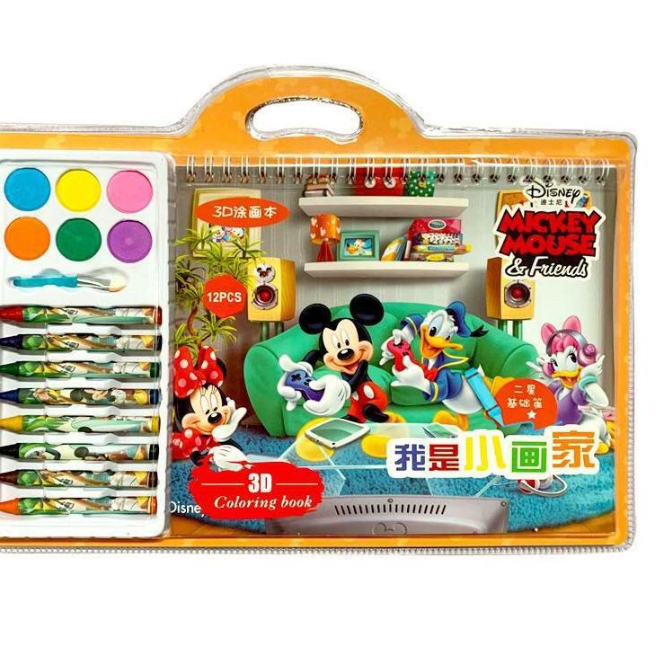 

Best - Buku gambar Mewarnai Anak Set Crayon - Buku Mewarnai Set Anak