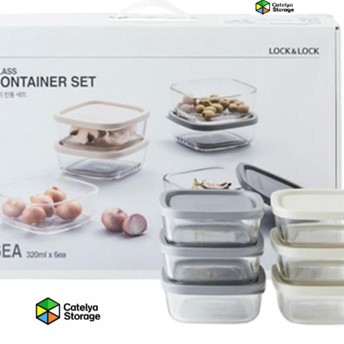 hampers lock n lock /gift set oven glass container