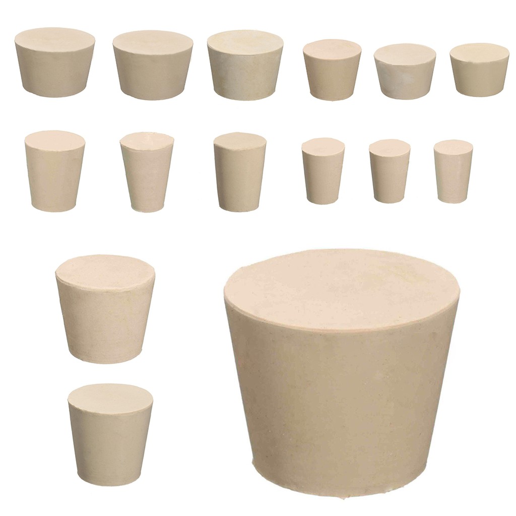 New Rubber Stopper Bungs Laboratory Solid Hole Stop Push In Sealing Plug Shopee Indonesia