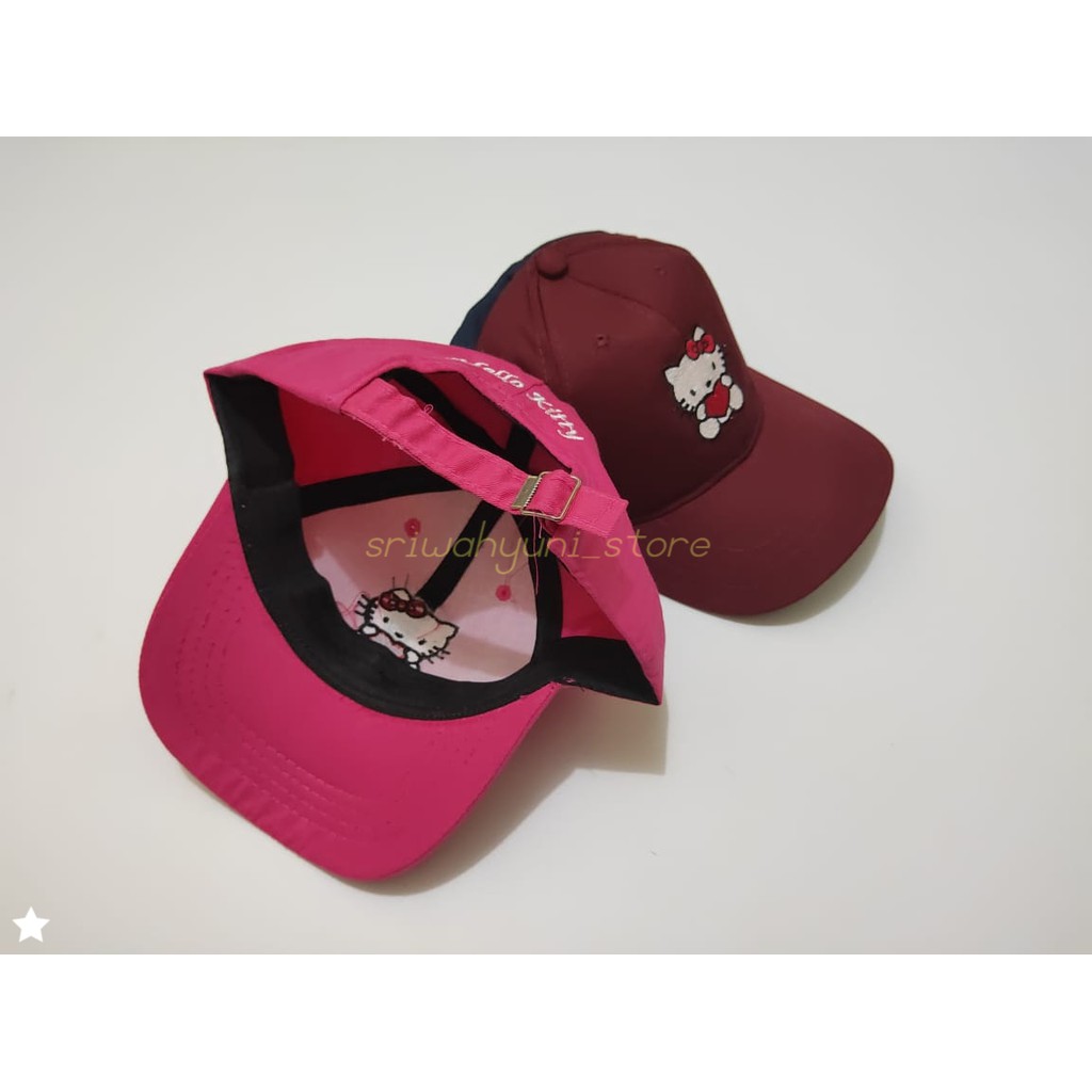 Topi anak perempuan HELLO KITTY topi baseball distro produk_PURANGSAKATO SHOP