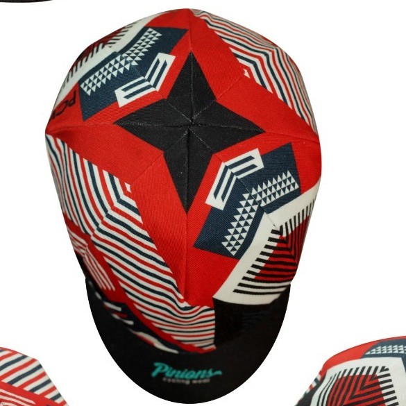 Pinions Cycling Caps cap topi sepeda - RED NAVAJO