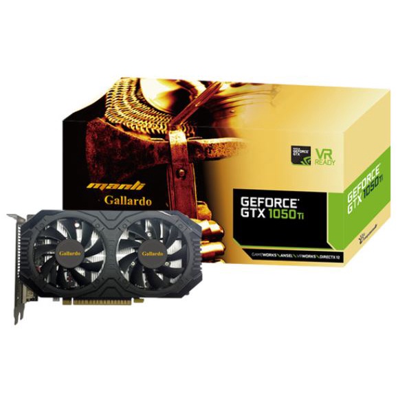 Vga card graphic manli gallardo nvdia geforce gtx1050ti gtx 1050 ti 1050ti 4gb gddr5 128bit dp dvi hdmi Pcie 3.0
