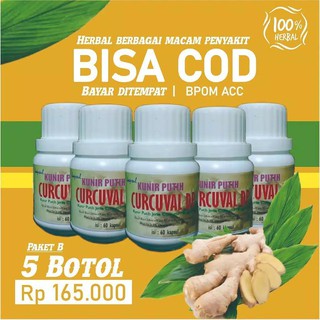 Obat Herbal Kunyit Kunir Putih Benjolan Dileher Tiroid Hipertiroid Gondok Kelenjar Getah Bening Asli Indonesia