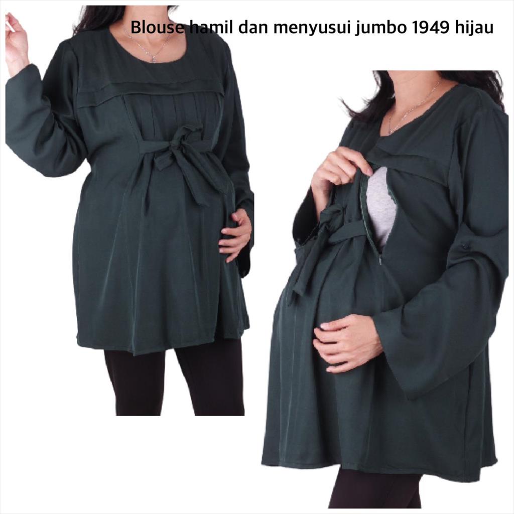 Blouse Hamil dan Menyusui  Jumbo 1949