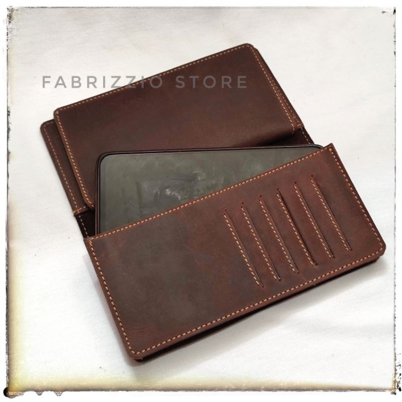 dompet keren panjang kulit asli