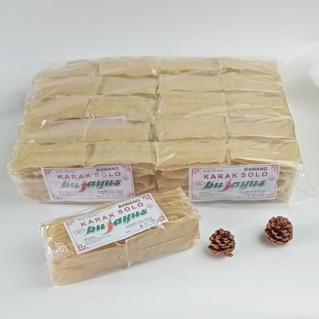 

Kerupuk Karak Solo Bu Jayus 1 Pak