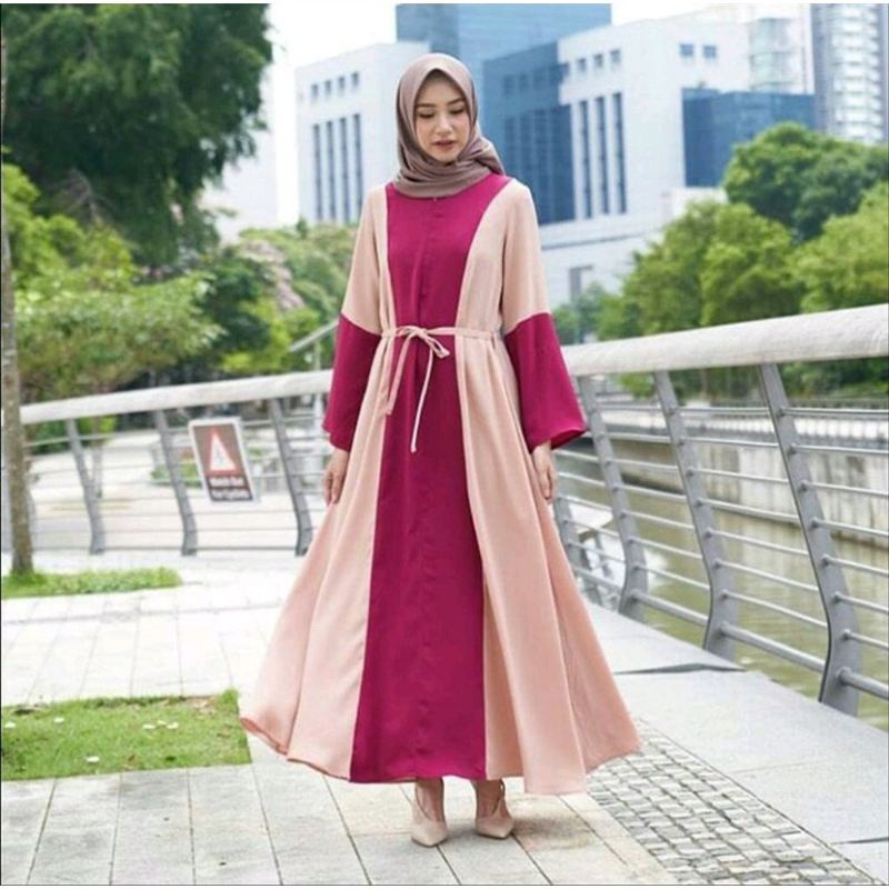 Metta dress fashion muslim remaja