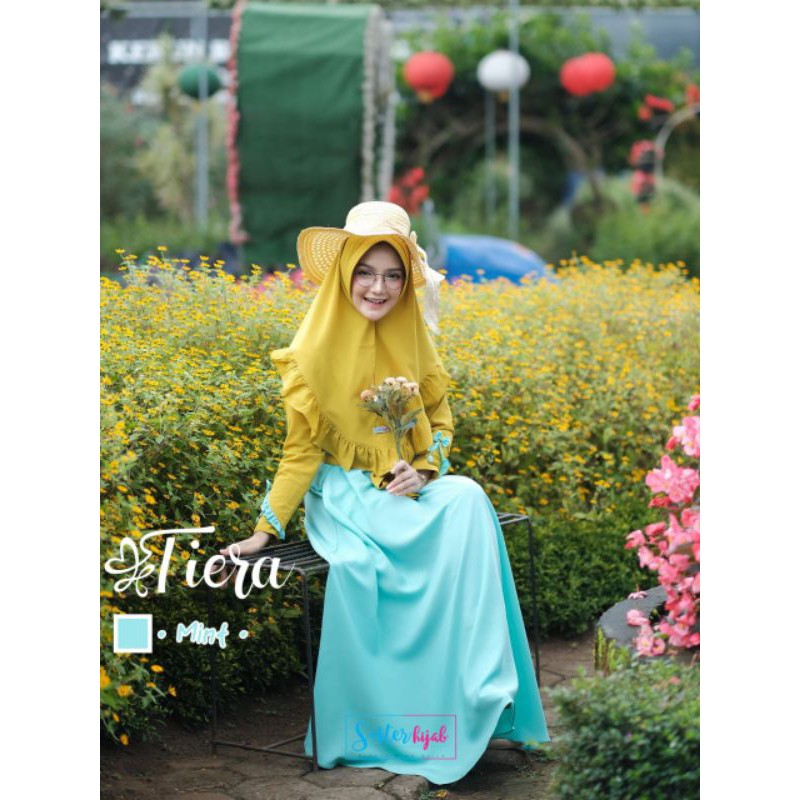 (COD) Tiera Dress By Sister Hijab Ori/ Dress Cantik/ Dress Muslimah