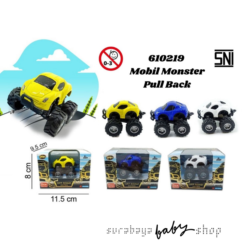 MOBIL MONSTER PULL BACK 610219