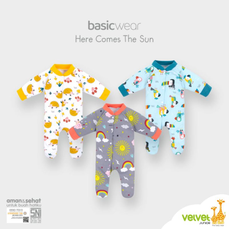 3 Pcs Jumper Oblong Buka kaki Velvet Junior Motif Baru