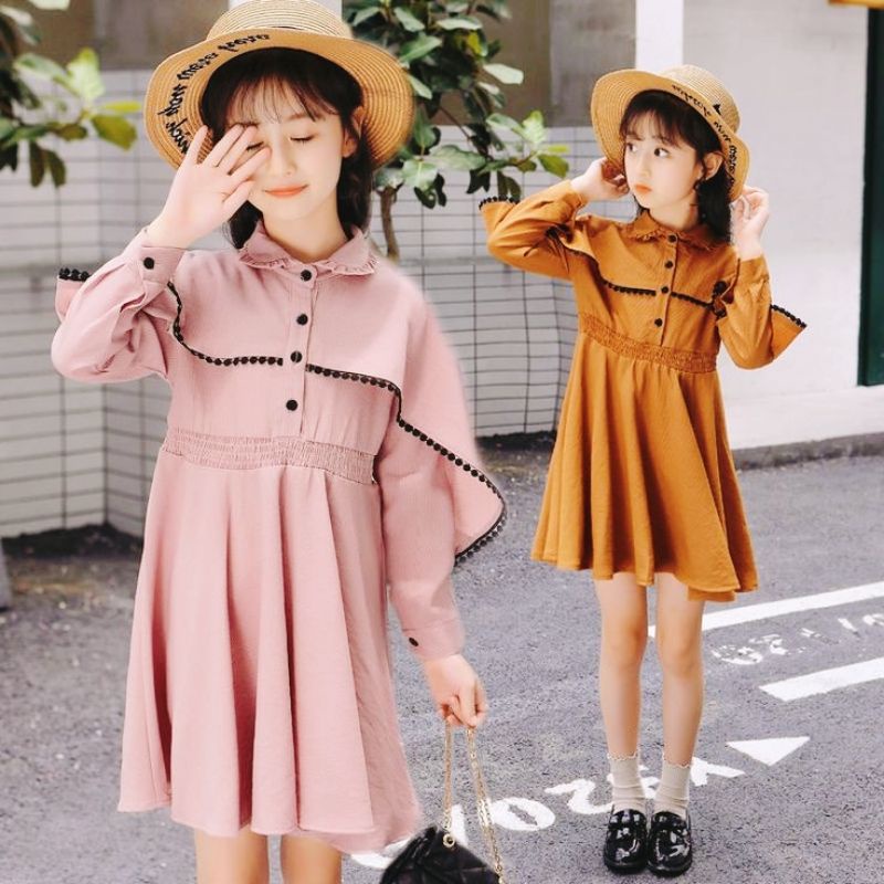 DRESS ANAK AURORA/BAJU PESTA/BAJU KEKINIAN USIA 2-7 THN