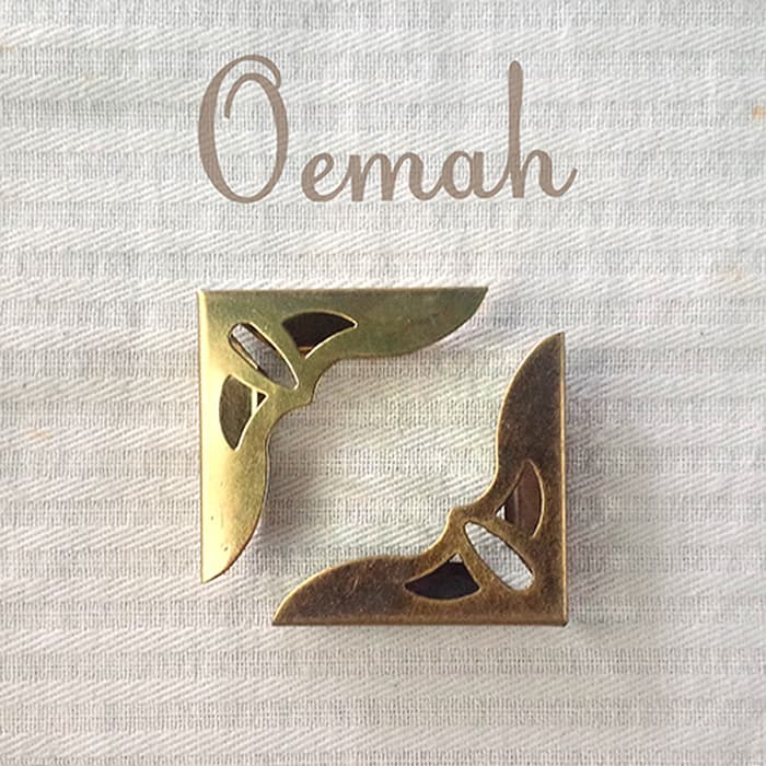 Omah Engsel - Siku besi / siku ornament / siku lemari / siku meja / siku 31 x 31 mm