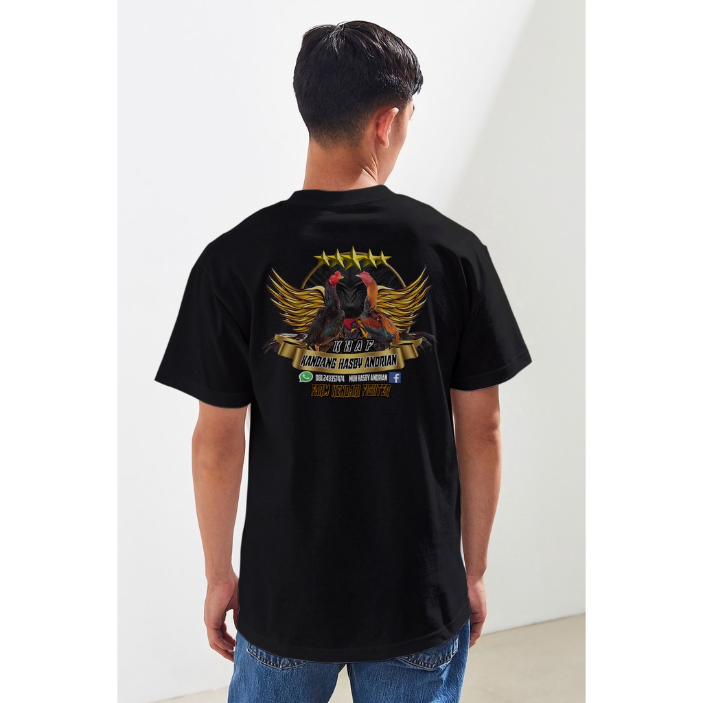 kaos ayam / kaos gambar ayam / kaos peternak / kaos sablon satuan peternak ayam