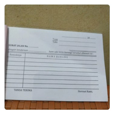 

RB Surat jalan kecil 2 ply NCR (1 pak)