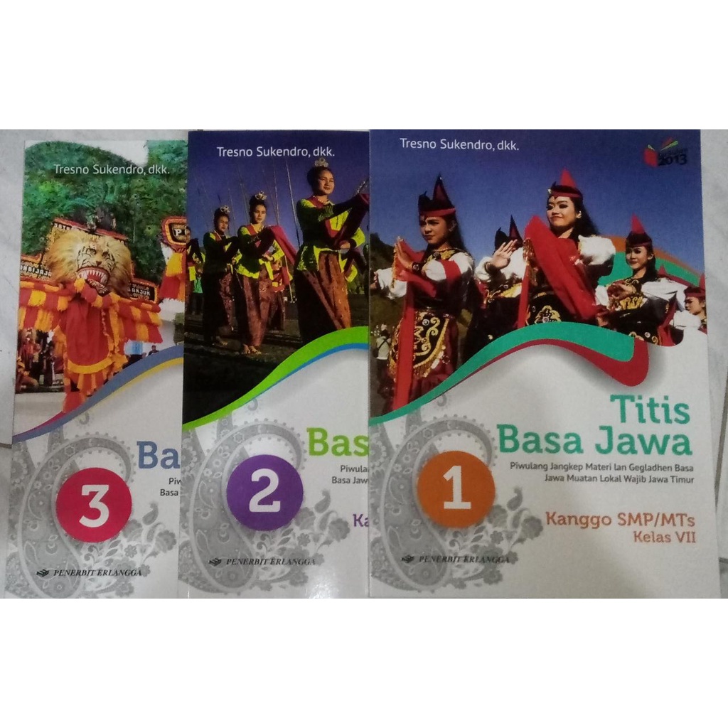 Buku TITIS BASA JAWA Kelas 1 2 3 VII VIII IX SMP MTS KURIKULUM 2013 Penerbit Erlangga - TRESNO SUKEN