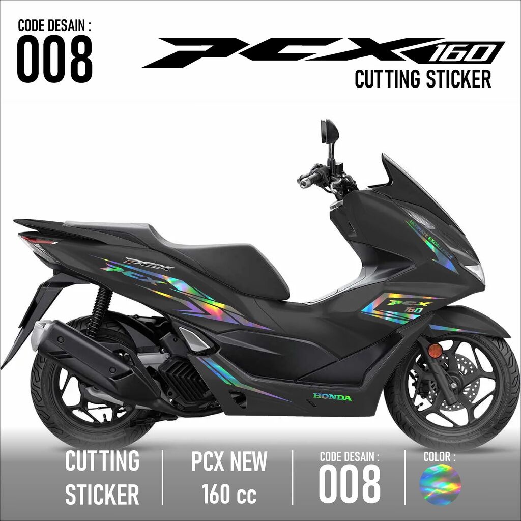 cutting sticker motor pcx 160 termurah