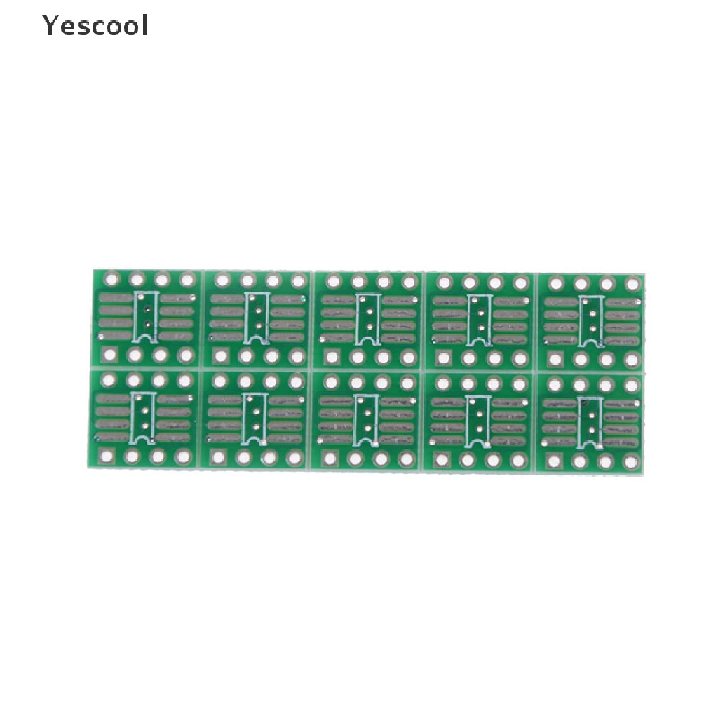 Yescool 10pcs adapter SOP8 SO8 SOIC8 Tsop8 Ke DIP8 Dengan Kepala Pin