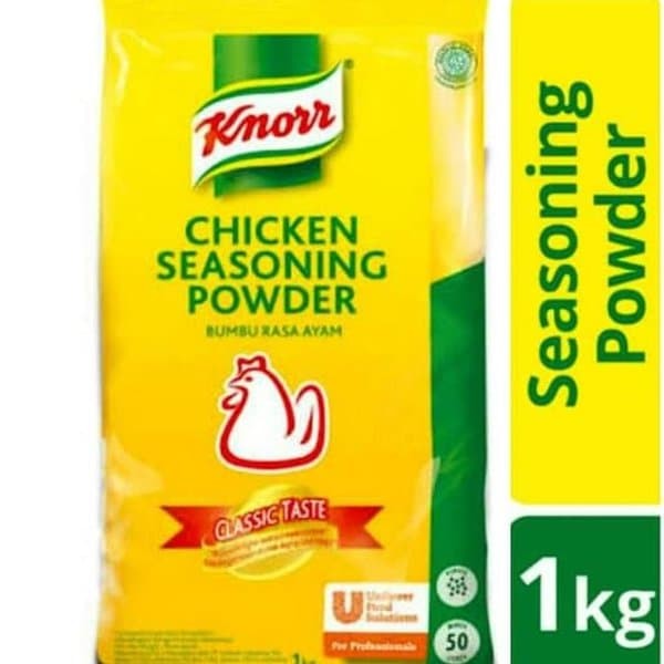 

Ready- Knor Chicken Seasoning Powder (Kaldu Ayam) 1Kg/Pack
