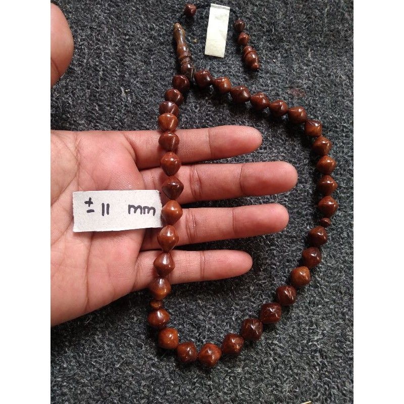 tasbih kokka wajik ± 11 mm ( 11mm ) 33 butir