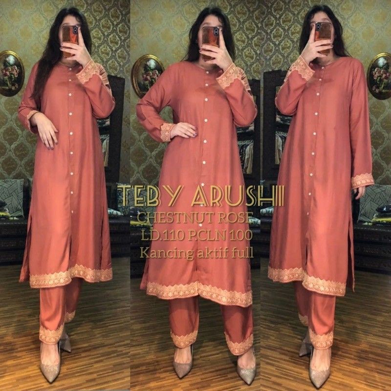 daster arab Setelan Celana TEBY Arushi by TEBY original