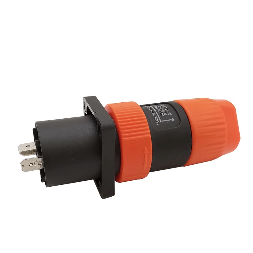 1Set NL4FC Speakon 4 Poles Male Female Jack Socket Twist Lock Speaker