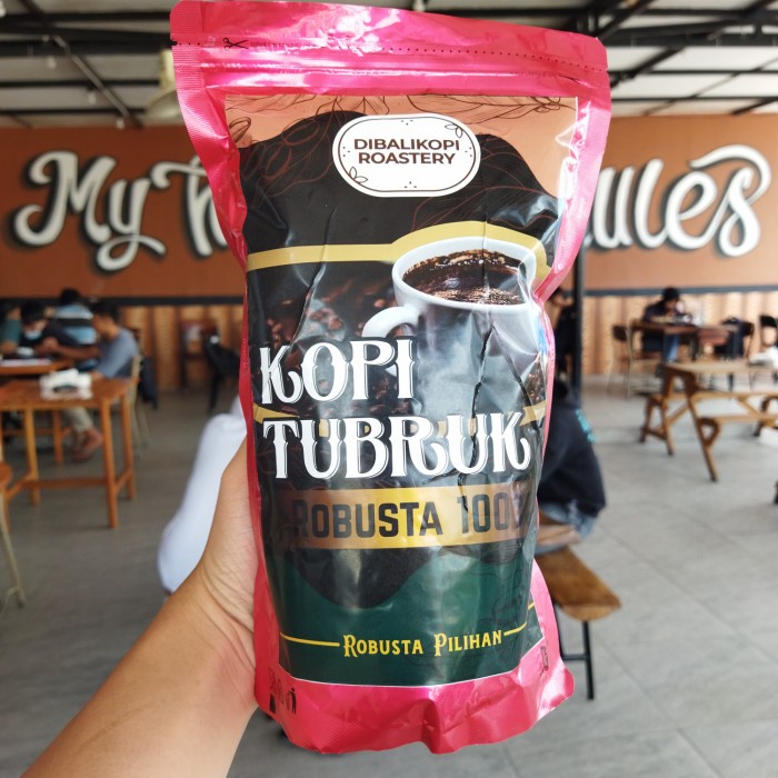 

kopi tubruk asli 100% ROBUSTA 500gr Dibalikkopi Roastery - Biji, 500gr