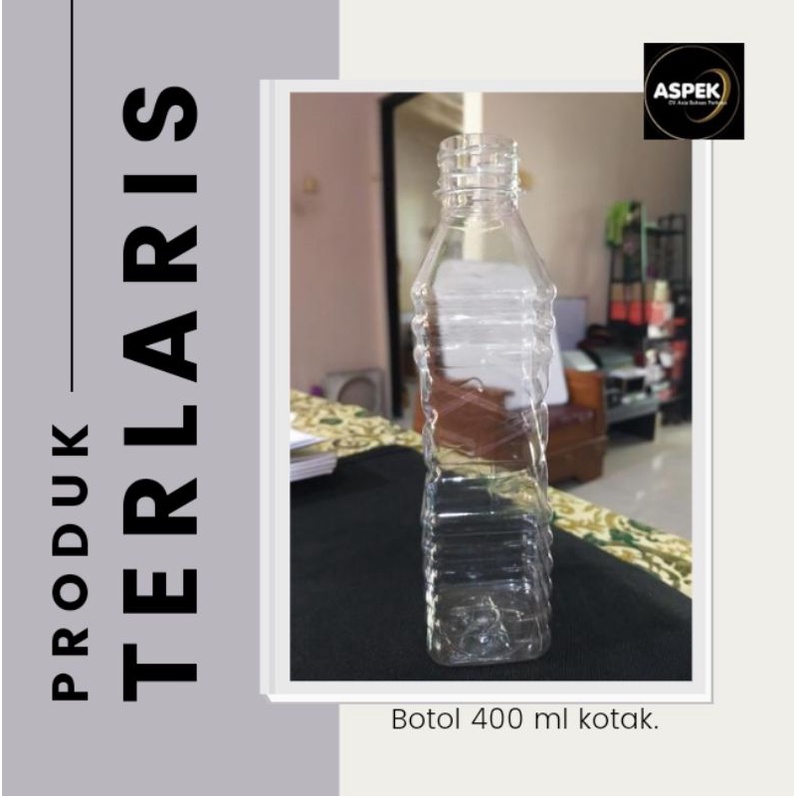 

Botol Plastik Kotak 400 ML